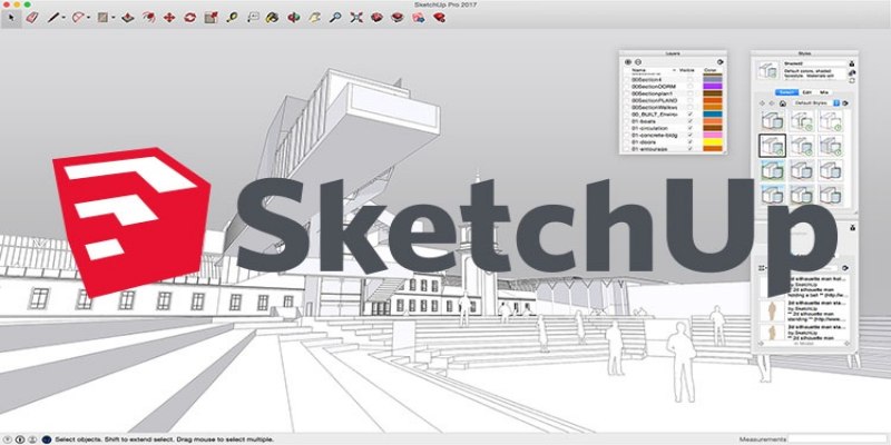 Các Lệnh Cơ Bản Trong Sketchup Dành Cho Newbie Dùng