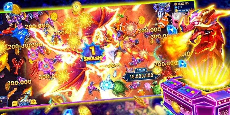 Rồng Chiến game bắn cá 3D online chân thật từng âm thanh